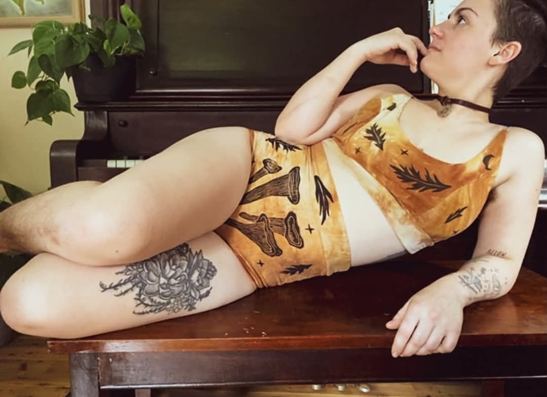 A reclining portrait