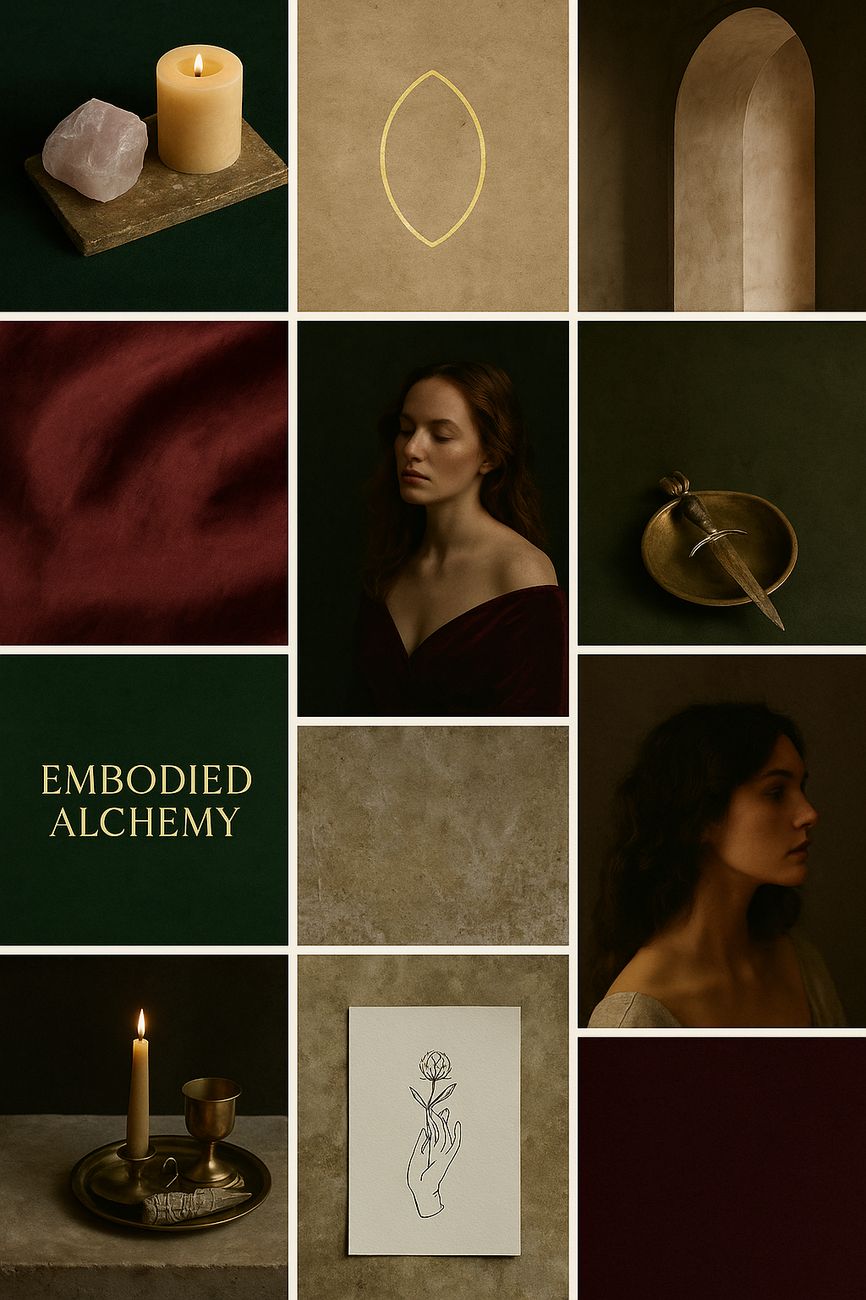 Embodied Alchemy mood board